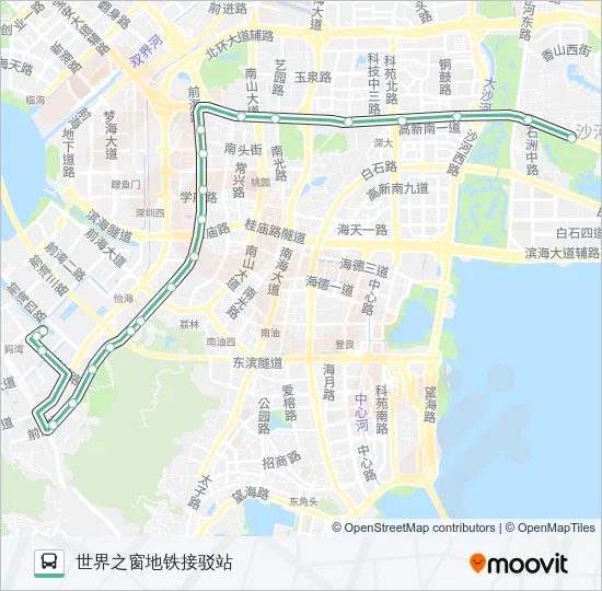 42 Bus Line Map