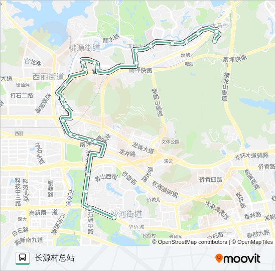 公交43路的线路图