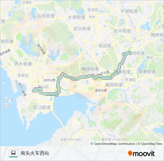 58 Bus Line Map