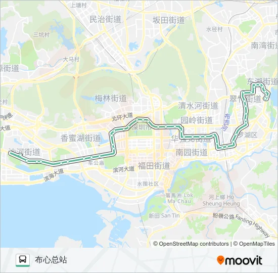 59 Bus Line Map