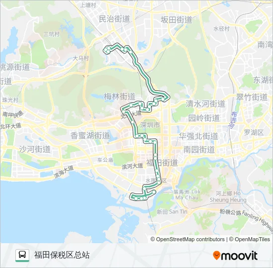 60 Bus Line Map