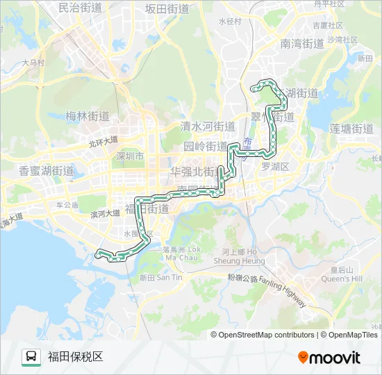 62 Bus Line Map
