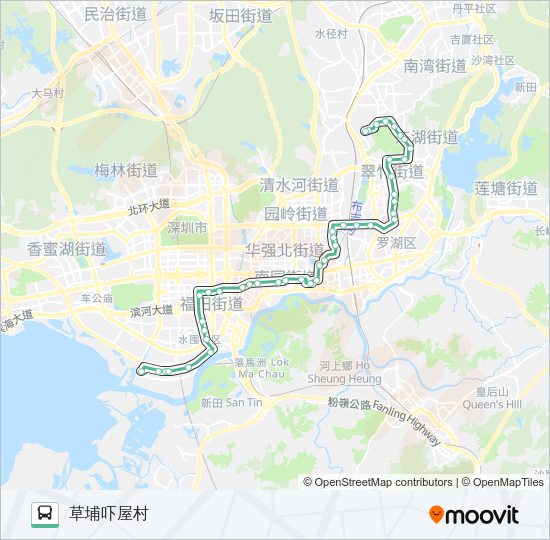 公交62路的线路图
