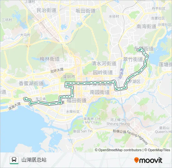 64 Bus Line Map
