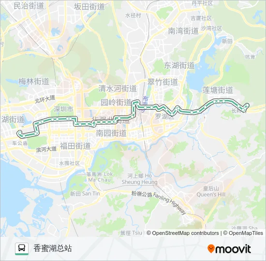 65 Bus Line Map