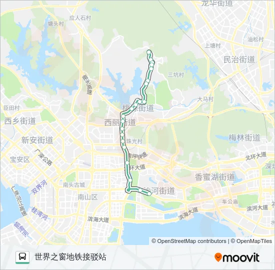 66 Bus Line Map