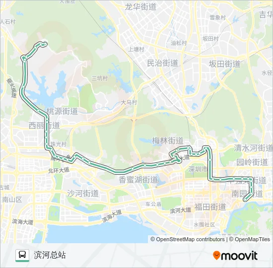 67 Bus Line Map
