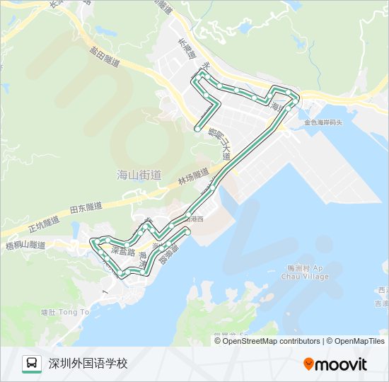 公交68路的线路图