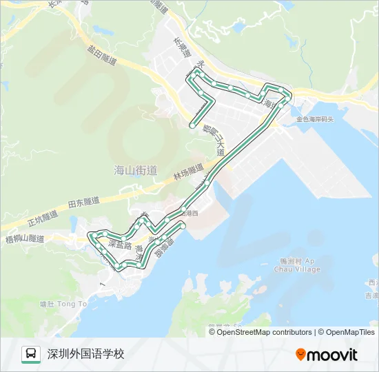 68 Bus Line Map