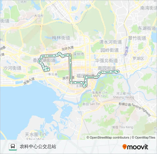 73 Bus Line Map