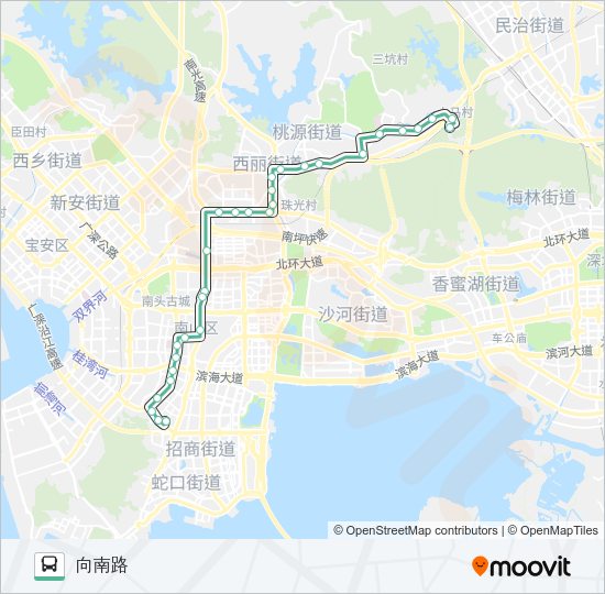 公交74路的线路图