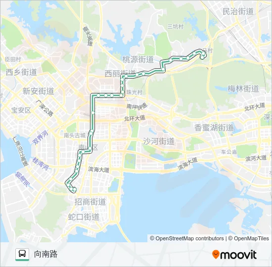 74 Bus Line Map