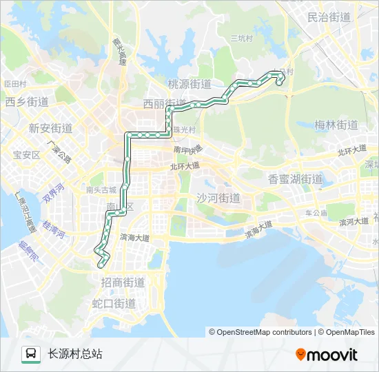 74 Bus Line Map