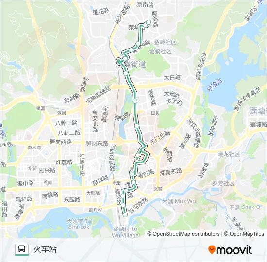 82 Bus Line Map