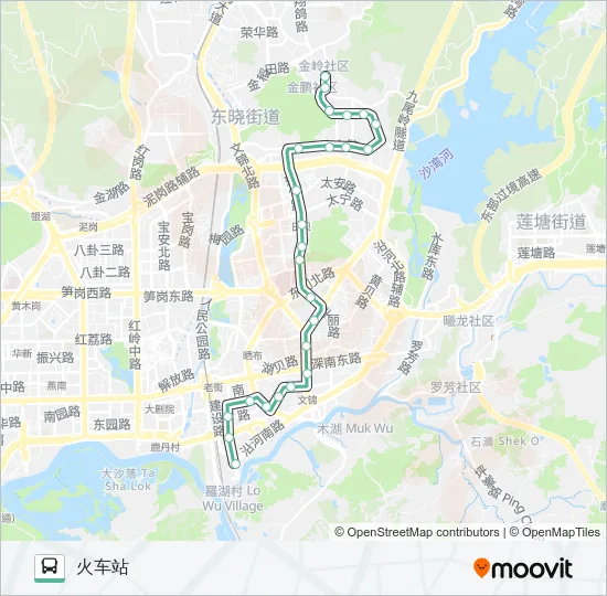 83 Bus Line Map