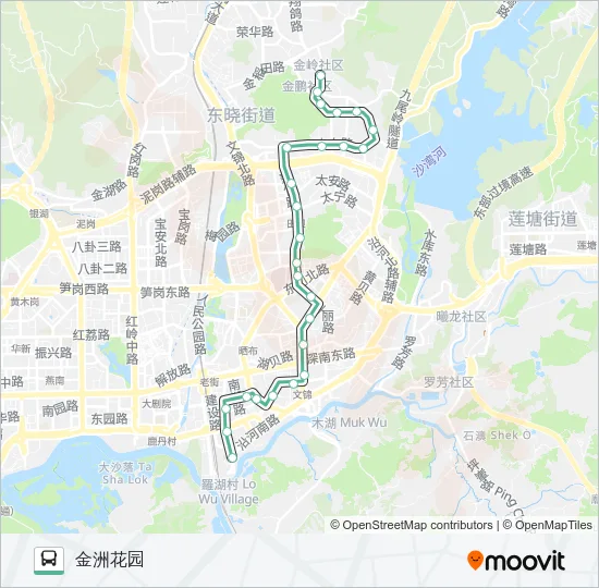 83 Bus Line Map