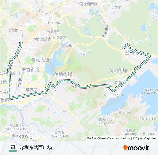 公交85路的线路图