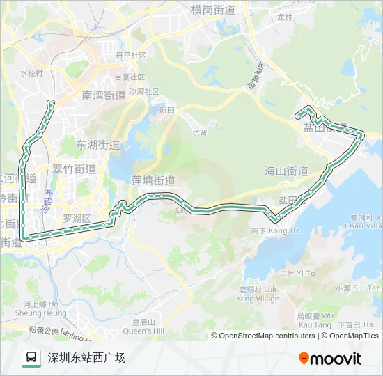 85 Bus Line Map