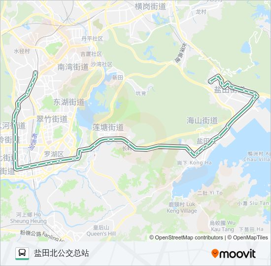 公交85路的线路图