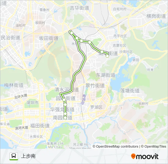 E2 Bus Line Map