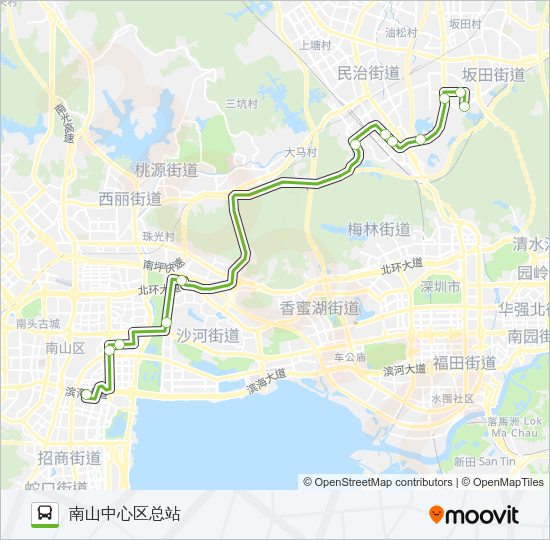 公交E3路的线路图