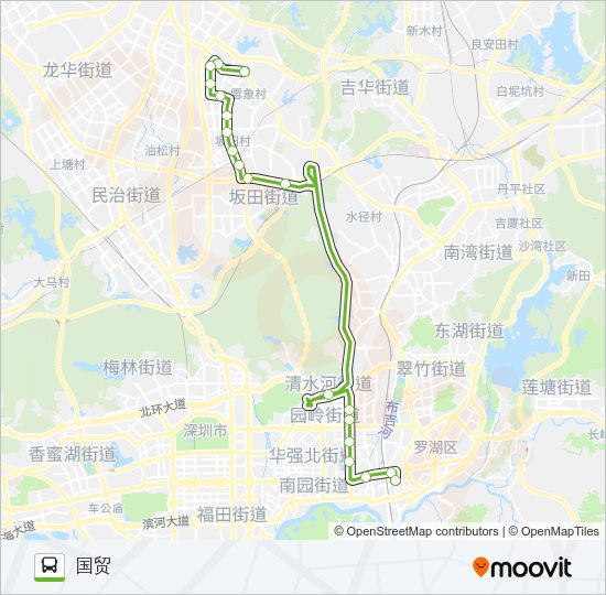 公交E8路的线路图