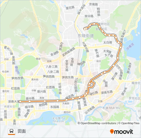N3 Bus Line Map