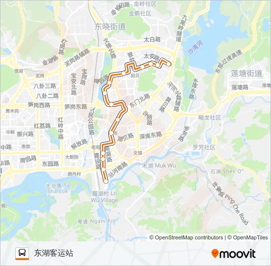 N7 Bus Line Map