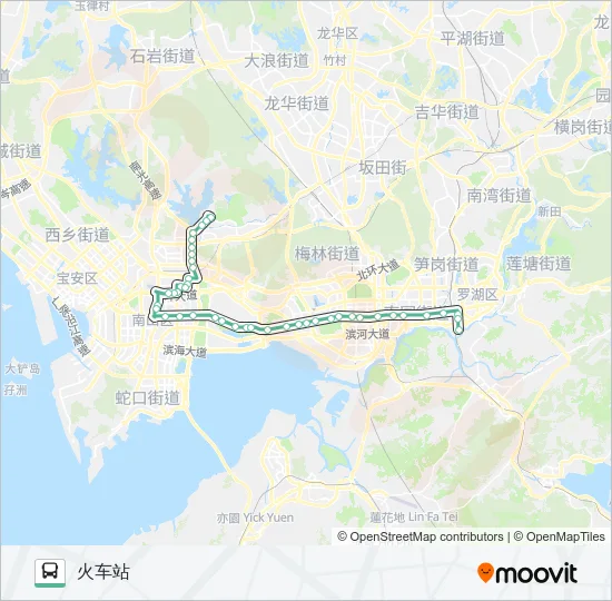 101 Bus Line Map