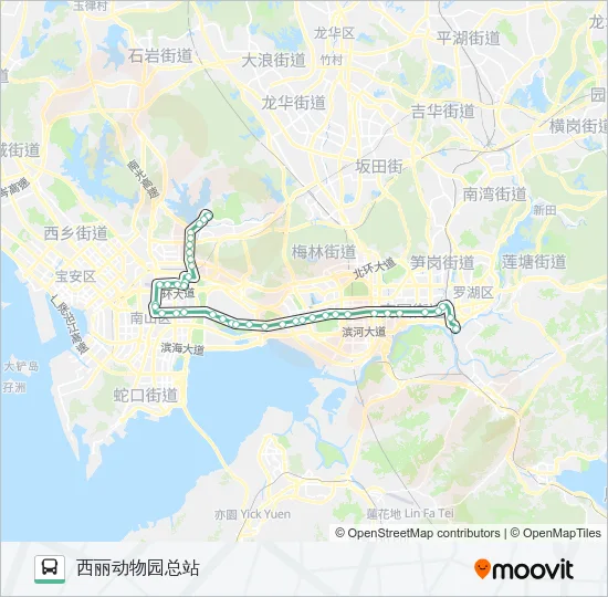 101 Bus Line Map