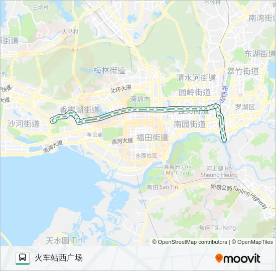 108 Bus Line Map