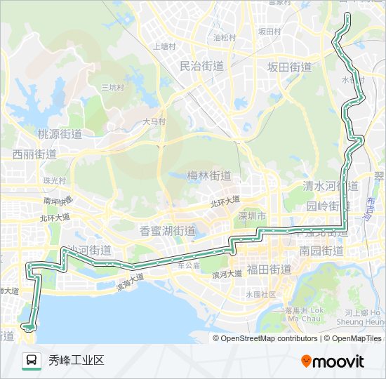 公交123路的线路图