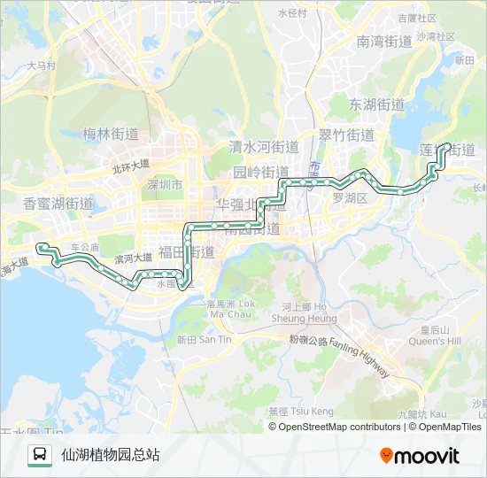 202 Bus Line Map