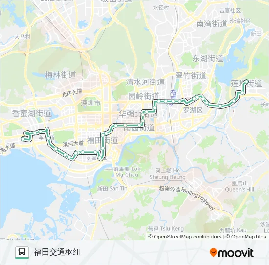 202 Bus Line Map