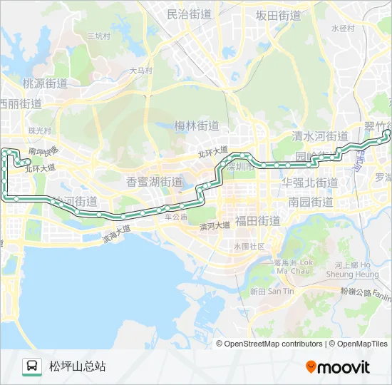209 Bus Line Map
