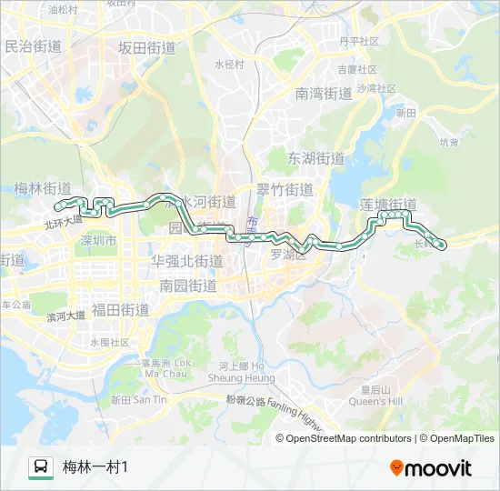 218 Bus Line Map