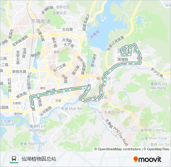 220 Bus Line Map