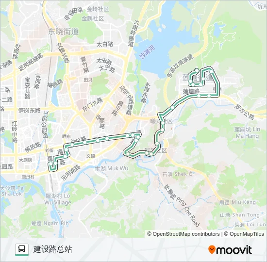 220 Bus Line Map