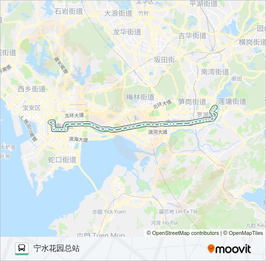 公交223路的线路图
