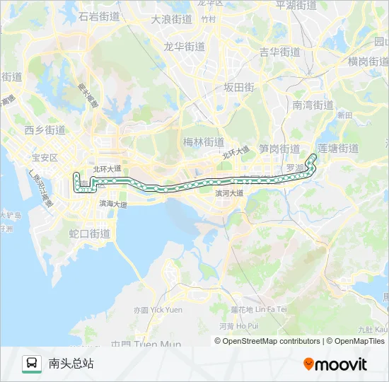 223 Bus Line Map