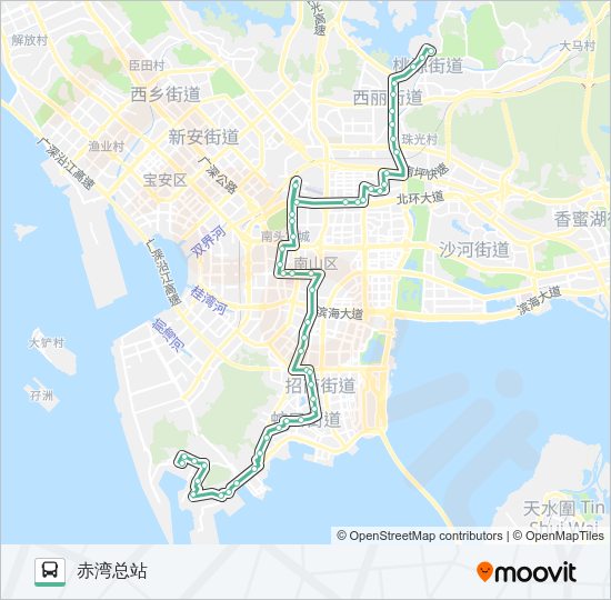 公交226路的线路图