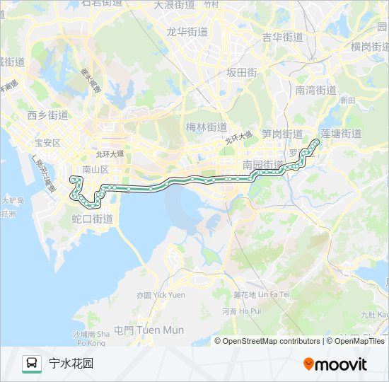 公交229路的线路图