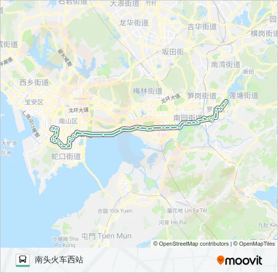 229 Bus Line Map