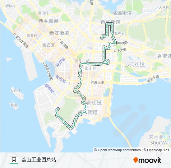 233 Bus Line Map