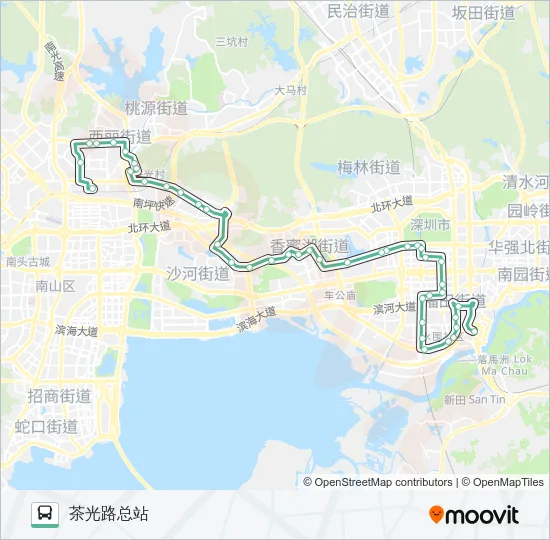 235 Bus Line Map