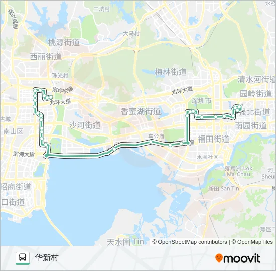 236 Bus Line Map