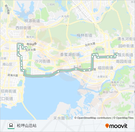 公交236路的线路图