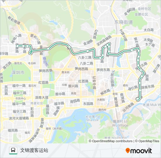 公交242路的线路图
