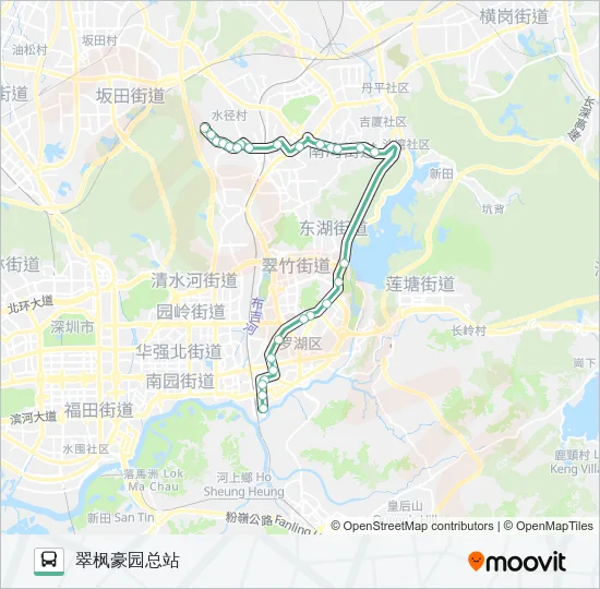 306 Bus Line Map