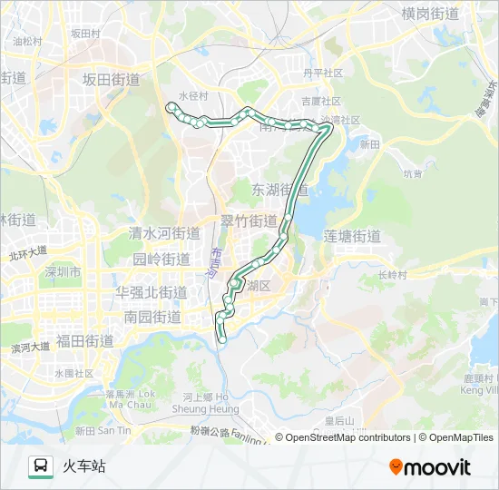 306 Bus Line Map
